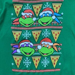 Nickelodeon Green Teenage Mutant Ninja Turtles Holiday Tee